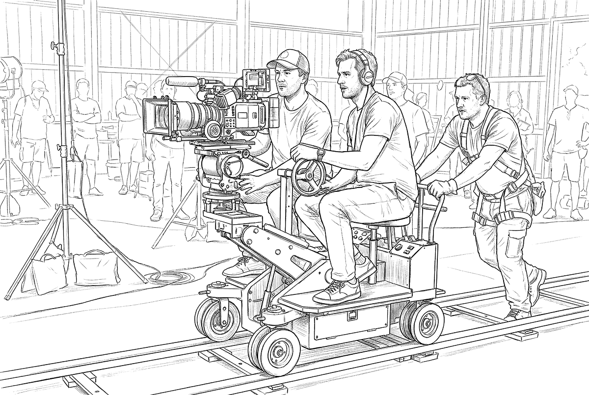 Cinema terminology illustration - Camera techniques