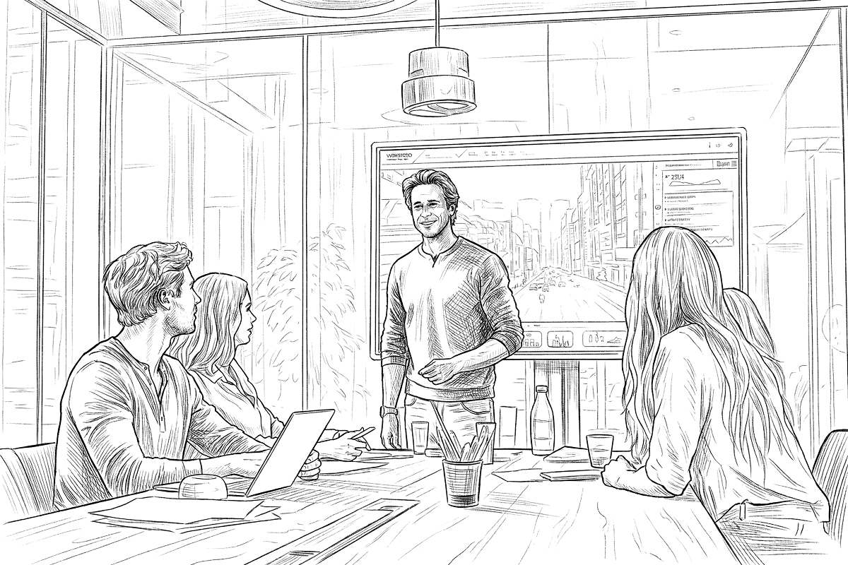 Cinema terminology illustration - Development and Funding